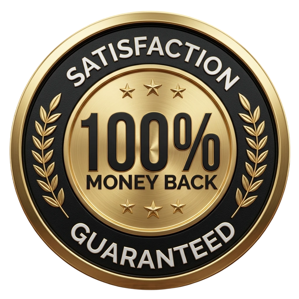 100% Money Back Guaranteed